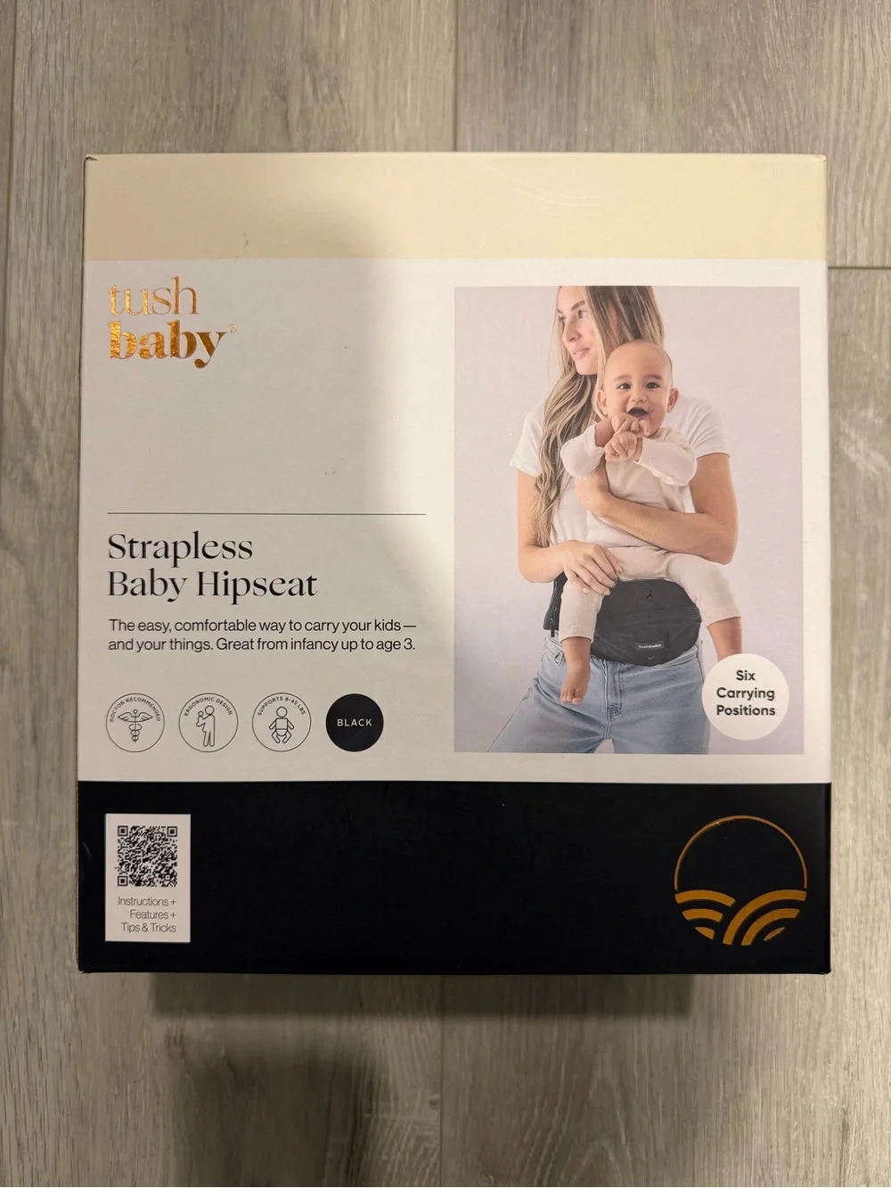 Tushbaby secure black